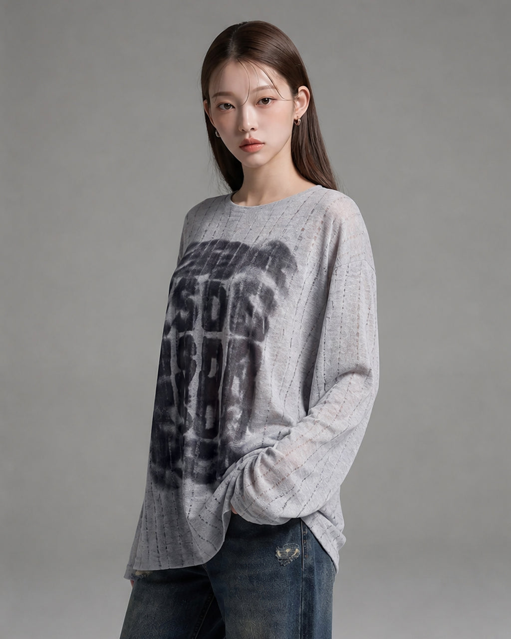 (UNISEX) ESDR Lettering Knit