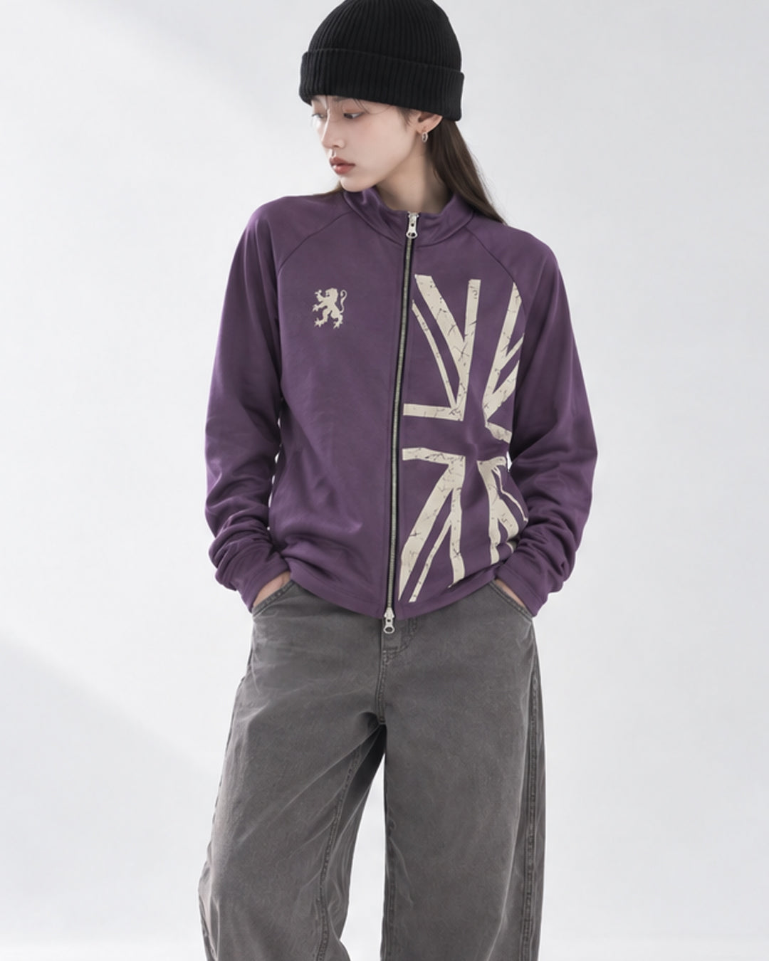 (UNISEX) England Jersey Zip Jacket