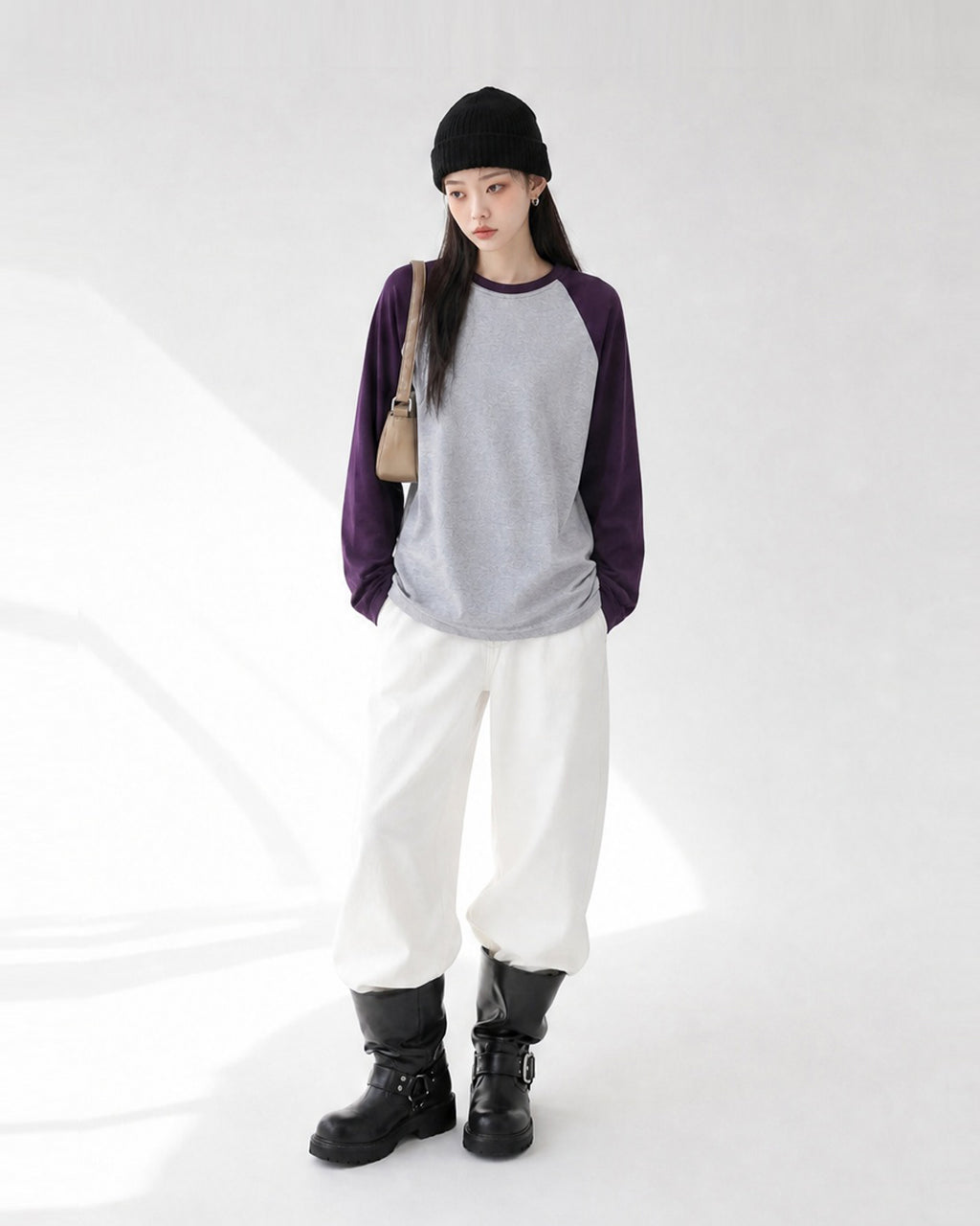 (UNISEX) Hands Raglan Long Sleeve