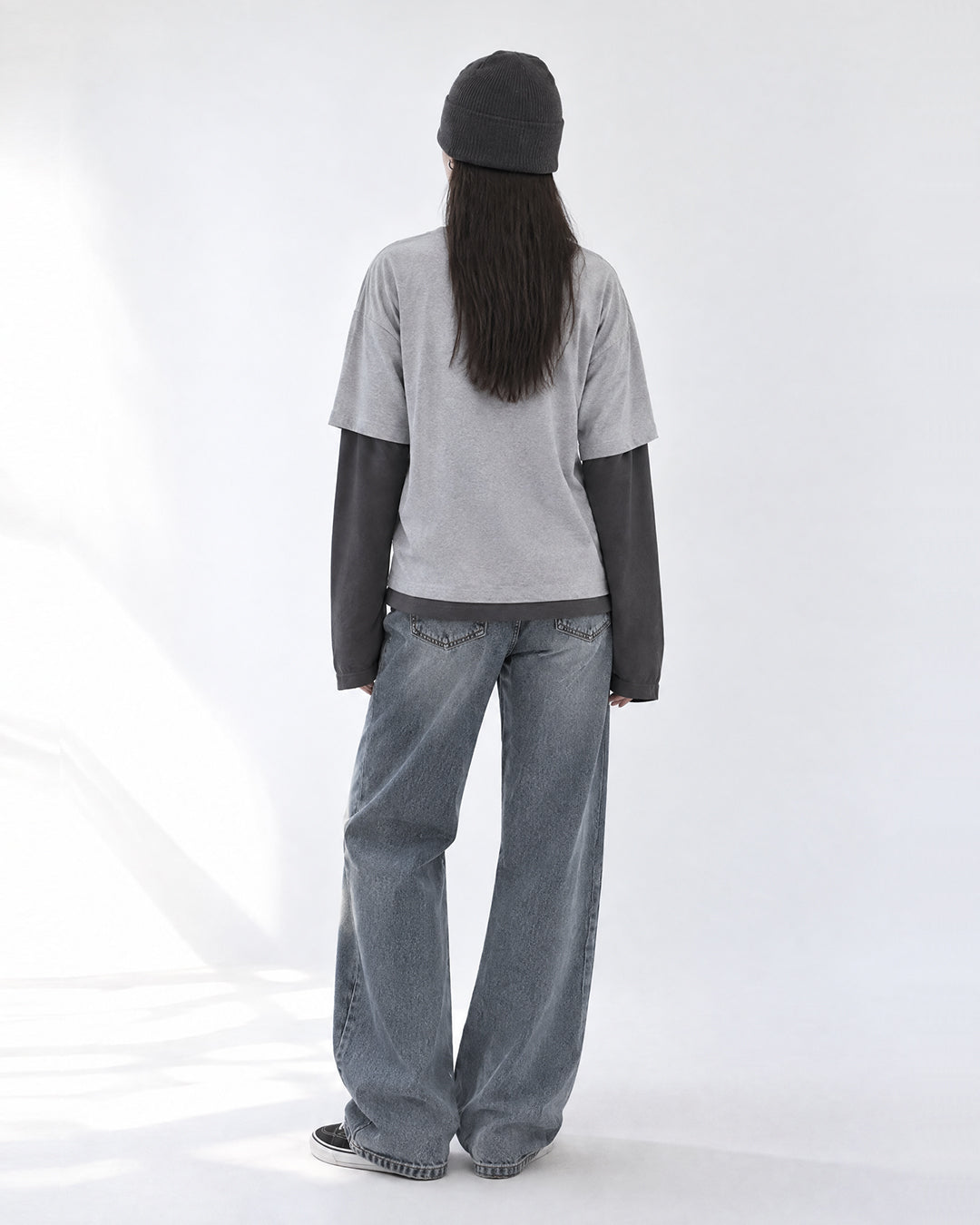 (UNISEX) Retro Star Layered Long Sleeve