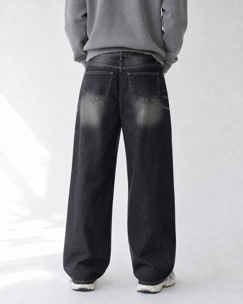 (UNISEX) Stone Domingo Wide Jeans