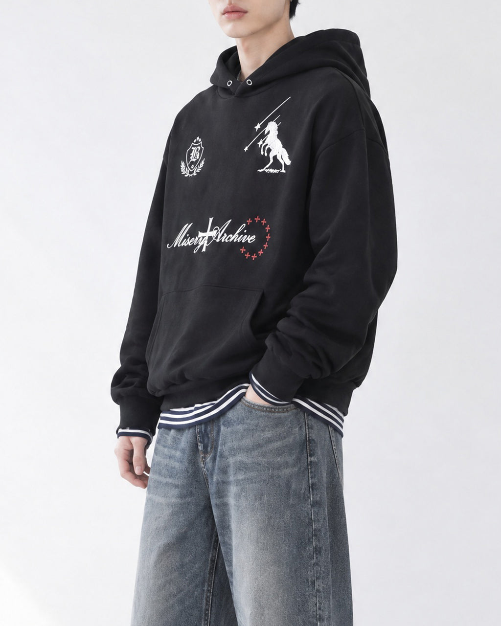 (UNISEX) Starfall Graphic Hoodie