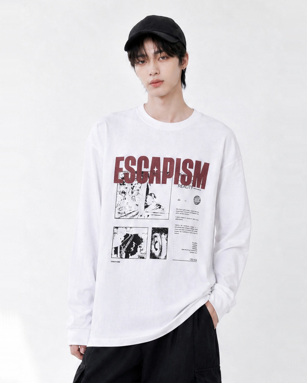 (UNISEX) Escapism Graphic Long Sleeve