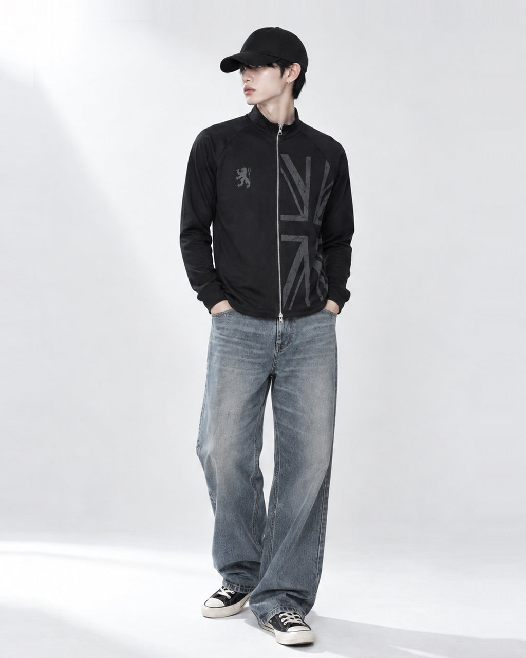 (UNISEX) England Jersey Zip Jacket