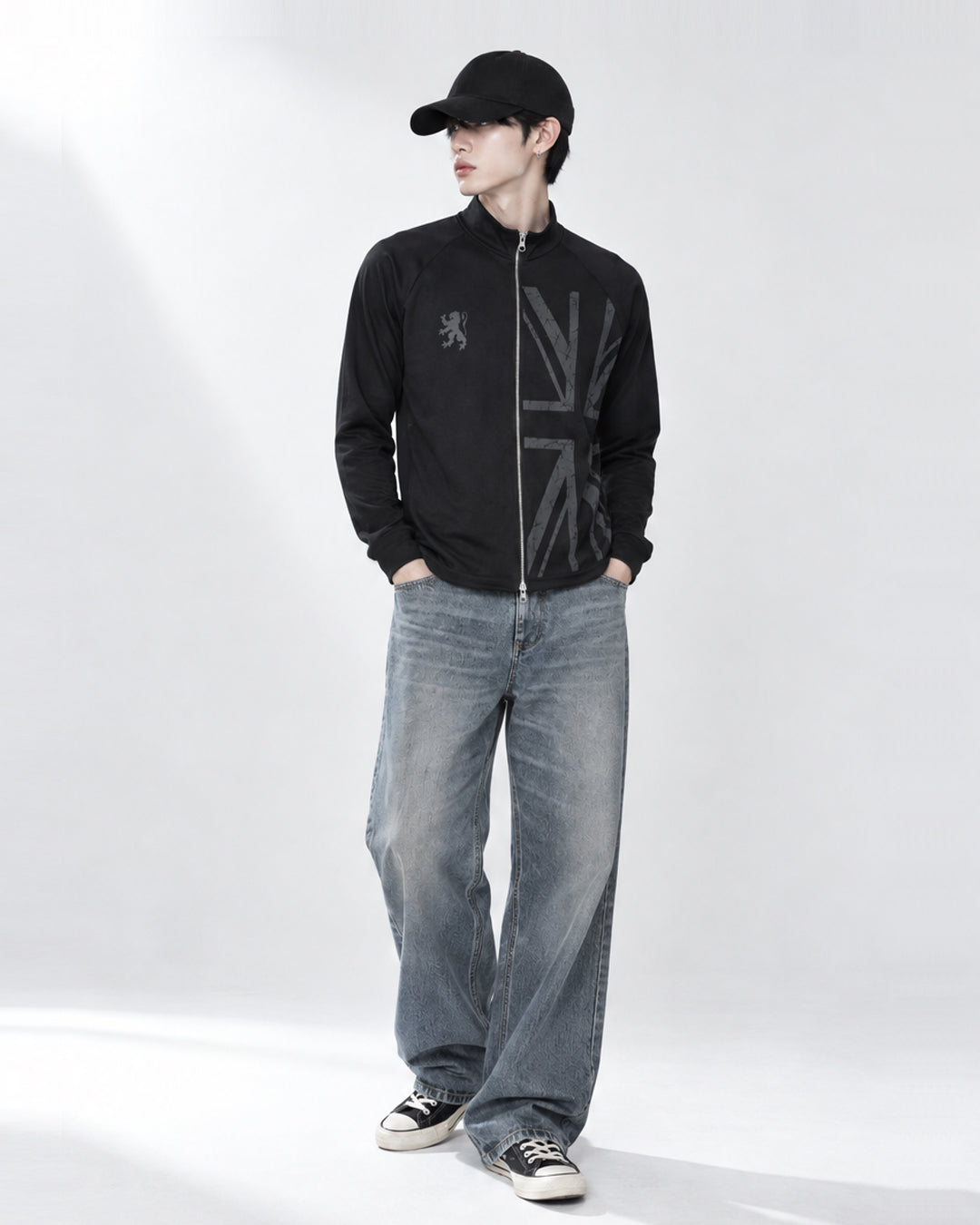 (UNISEX) England Jersey Zip Jacket