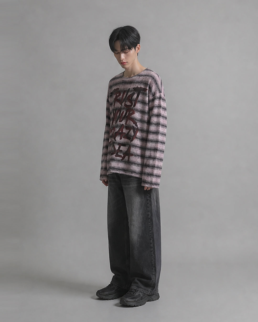 (UNISEX) Trust Stripe Knit