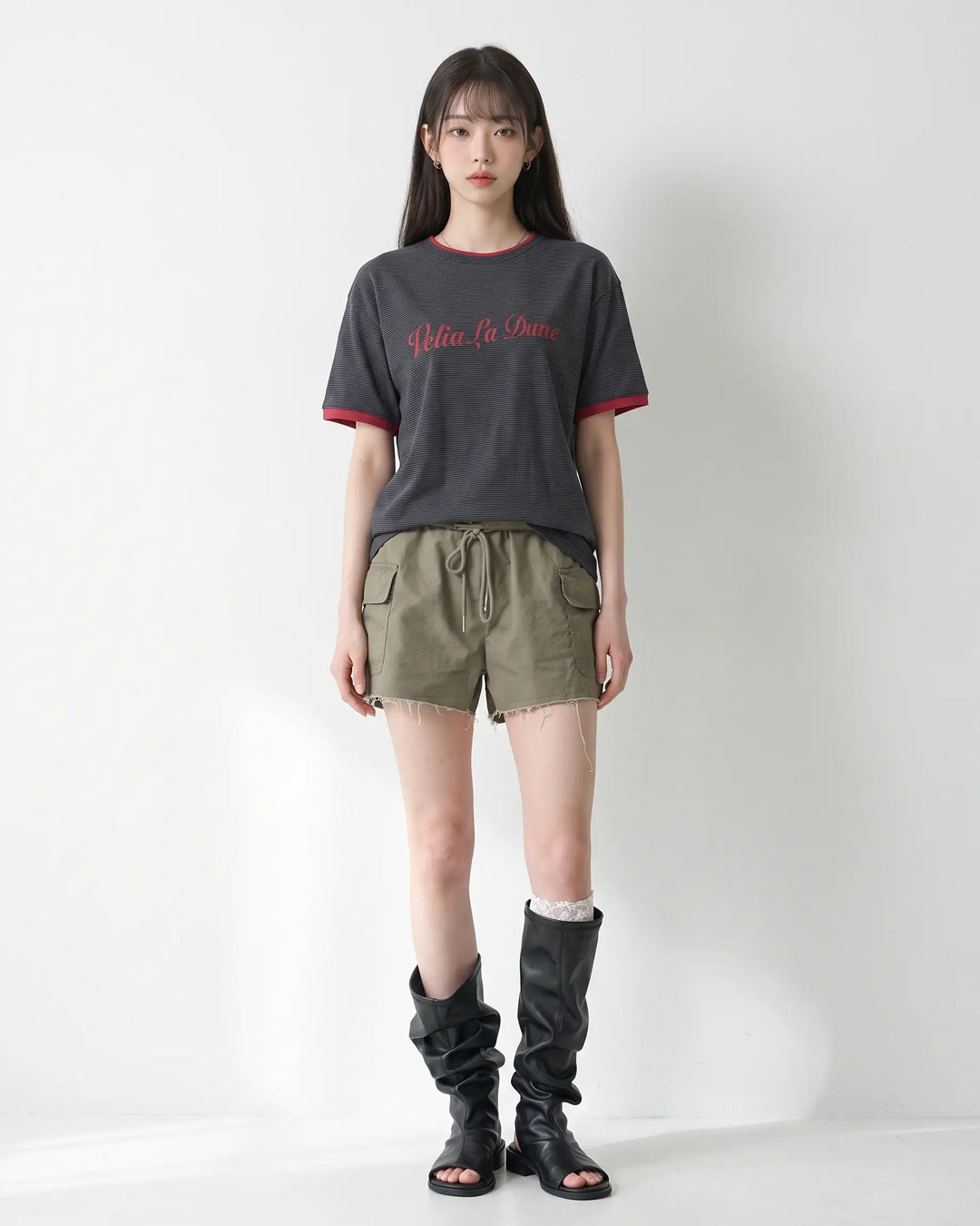 (UNISEX) Velia Layered Tee