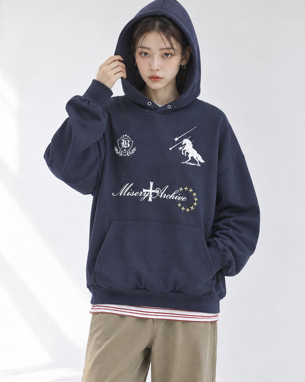 (UNISEX) Starfall Graphic Hoodie