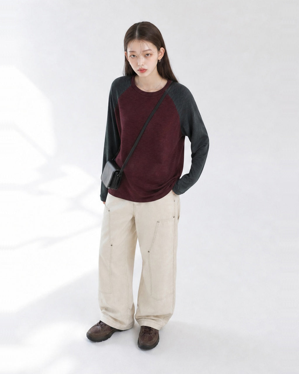 (UNISEX) Slub Raglan Long Sleeve