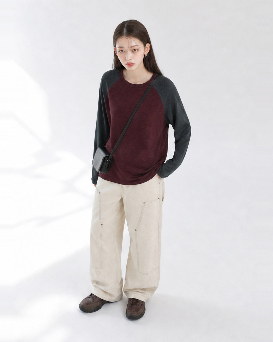 (UNISEX) Slub Raglan Long Sleeve