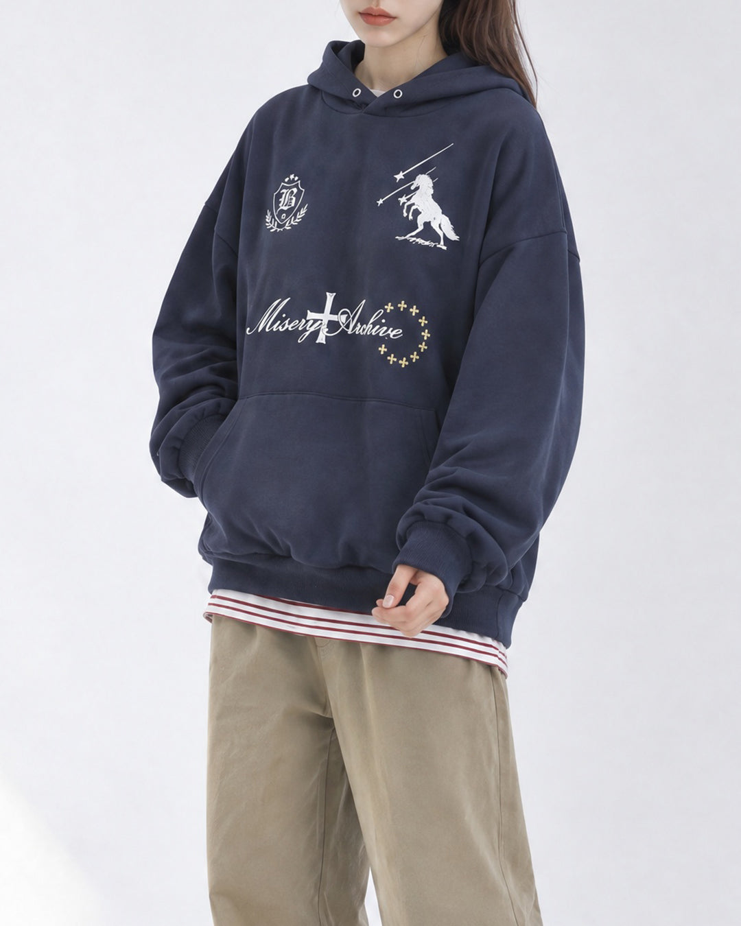 (UNISEX) Starfall Graphic Hoodie