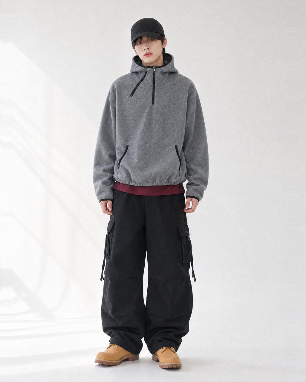 (UNISEX) Alps 2 Zip Fleece Hoodie