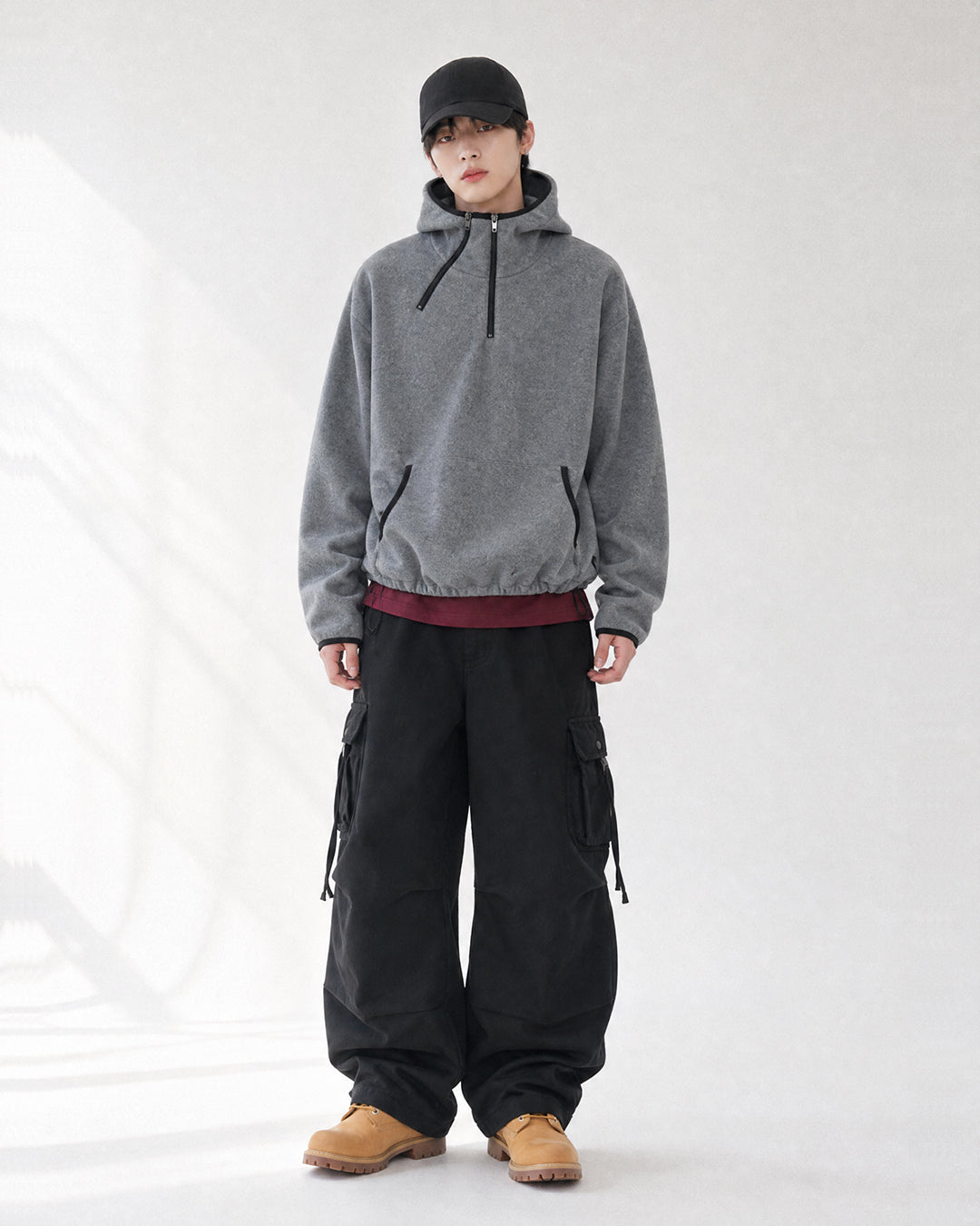 (UNISEX) Alps 2 Zip Fleece Hoodie