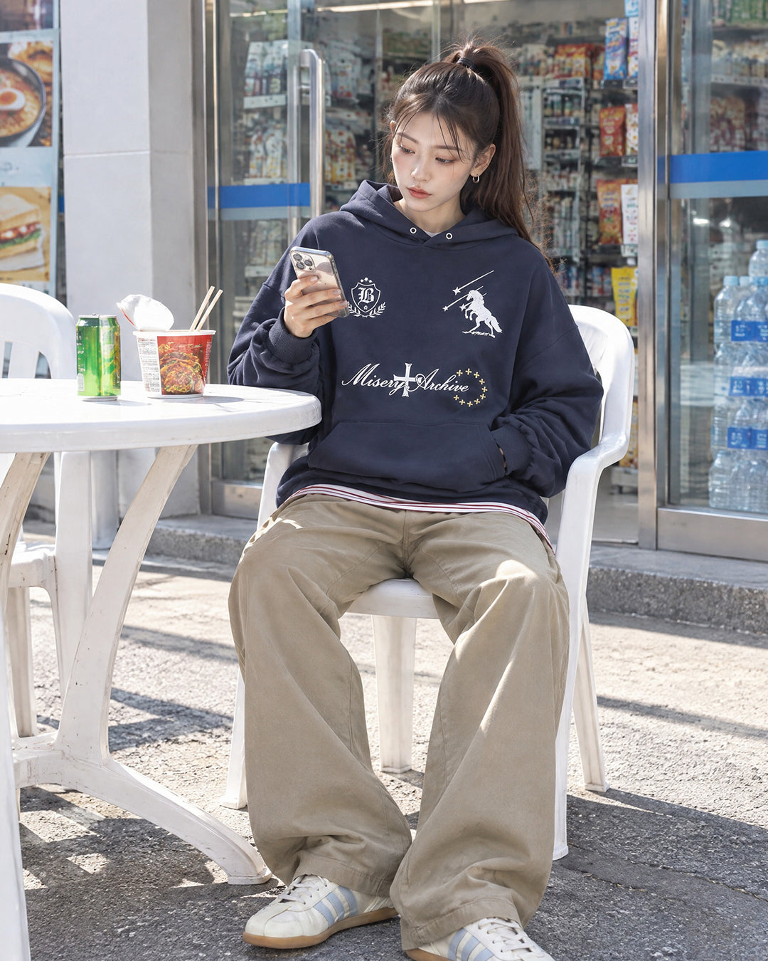 (UNISEX) Starfall Graphic Hoodie