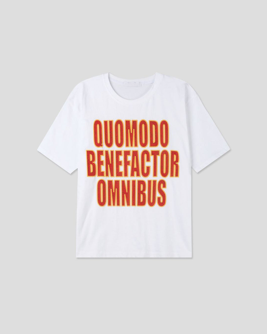(UNISEX) Quomodo Embo Text Tee