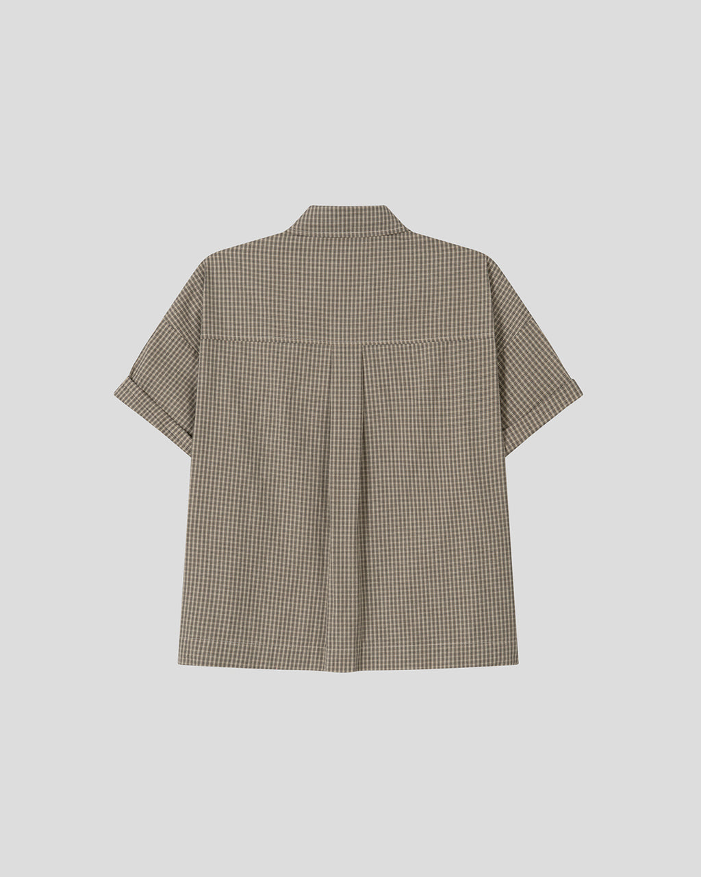 (UNISEX) Fireman Buckle Check Shirt