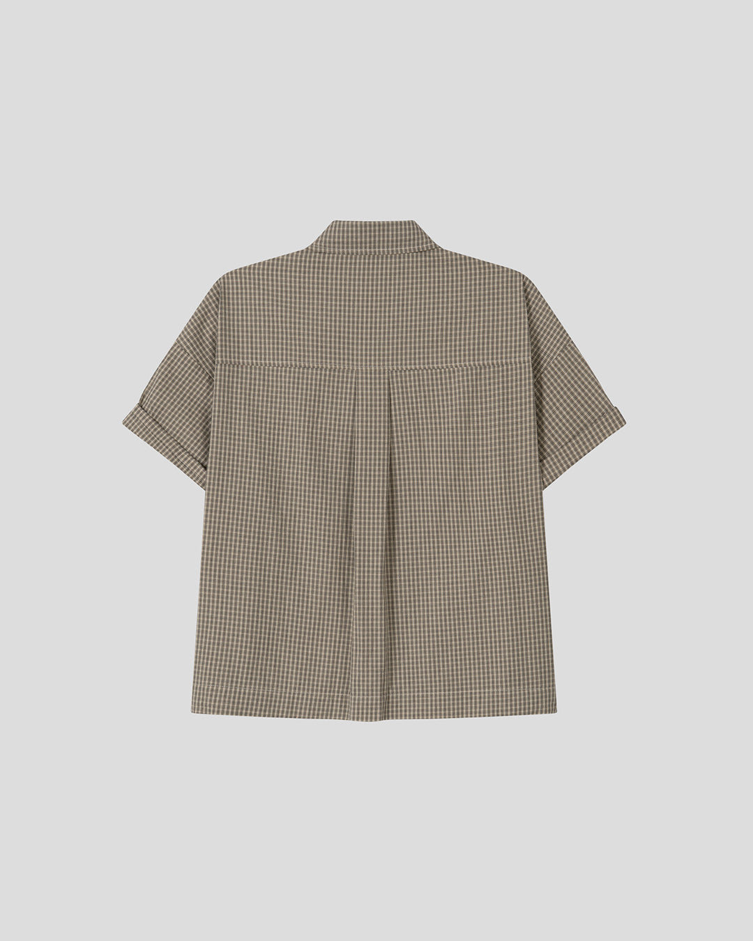 (UNISEX) Fireman Buckle Check Shirt