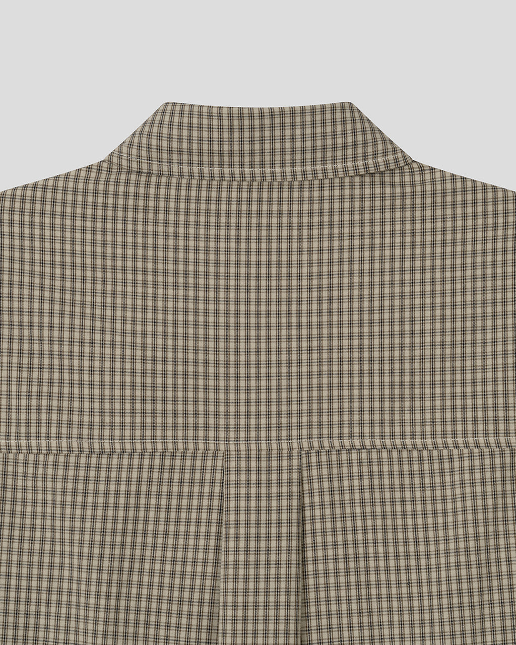 (UNISEX) Fireman Buckle Check Shirt