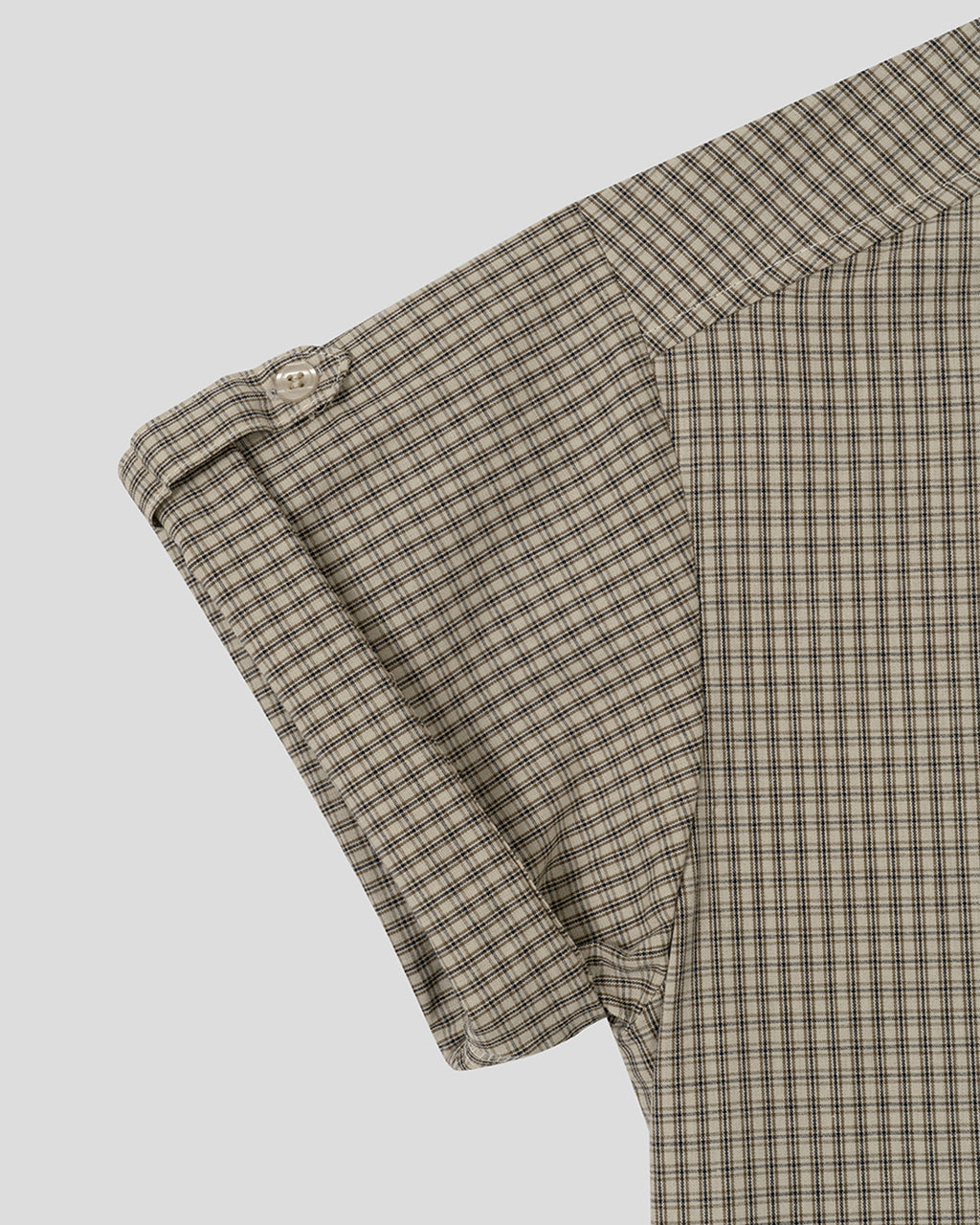 (UNISEX) Fireman Buckle Check Shirt