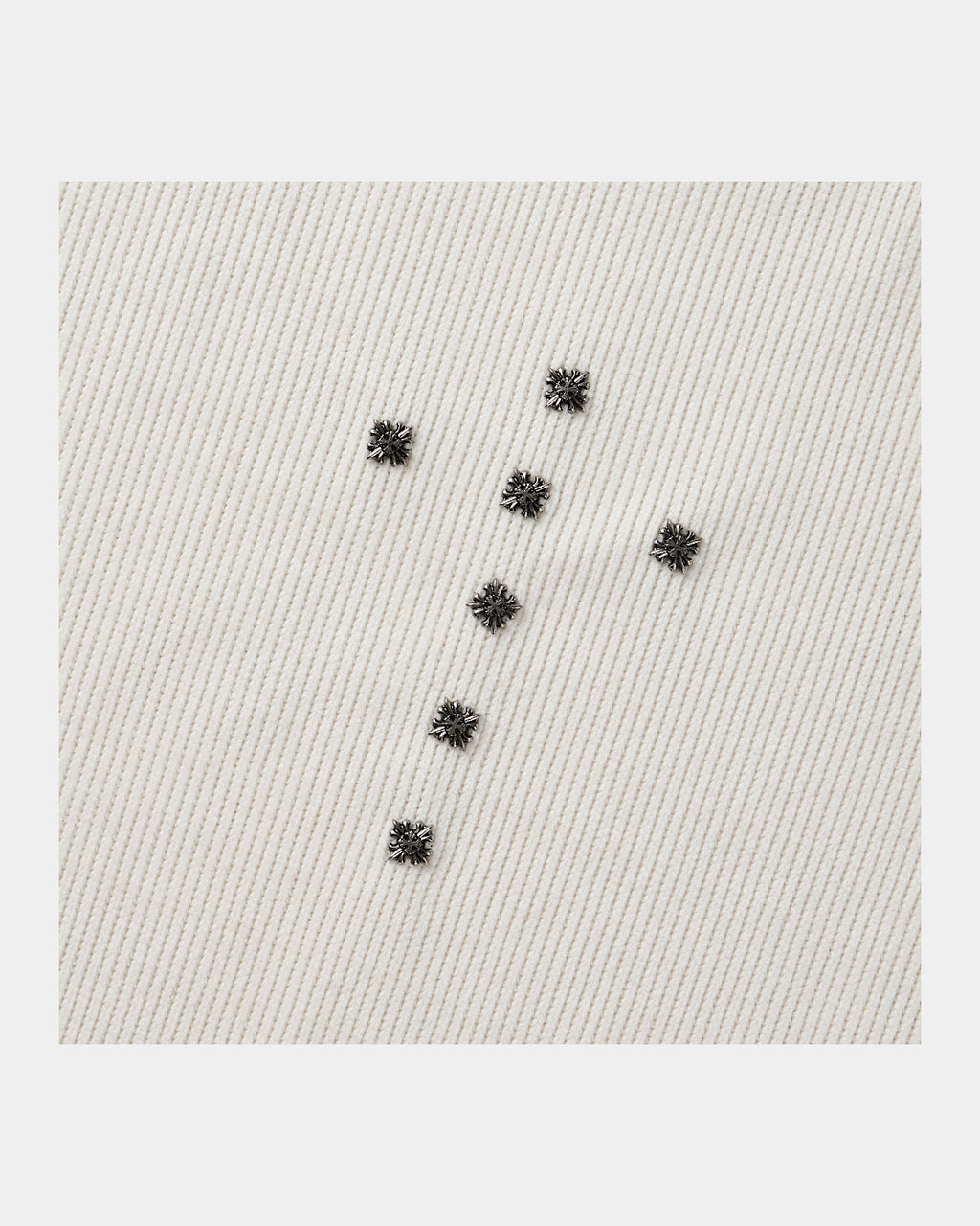 (UNISEX) Rivet Ribbed Long Sleeve