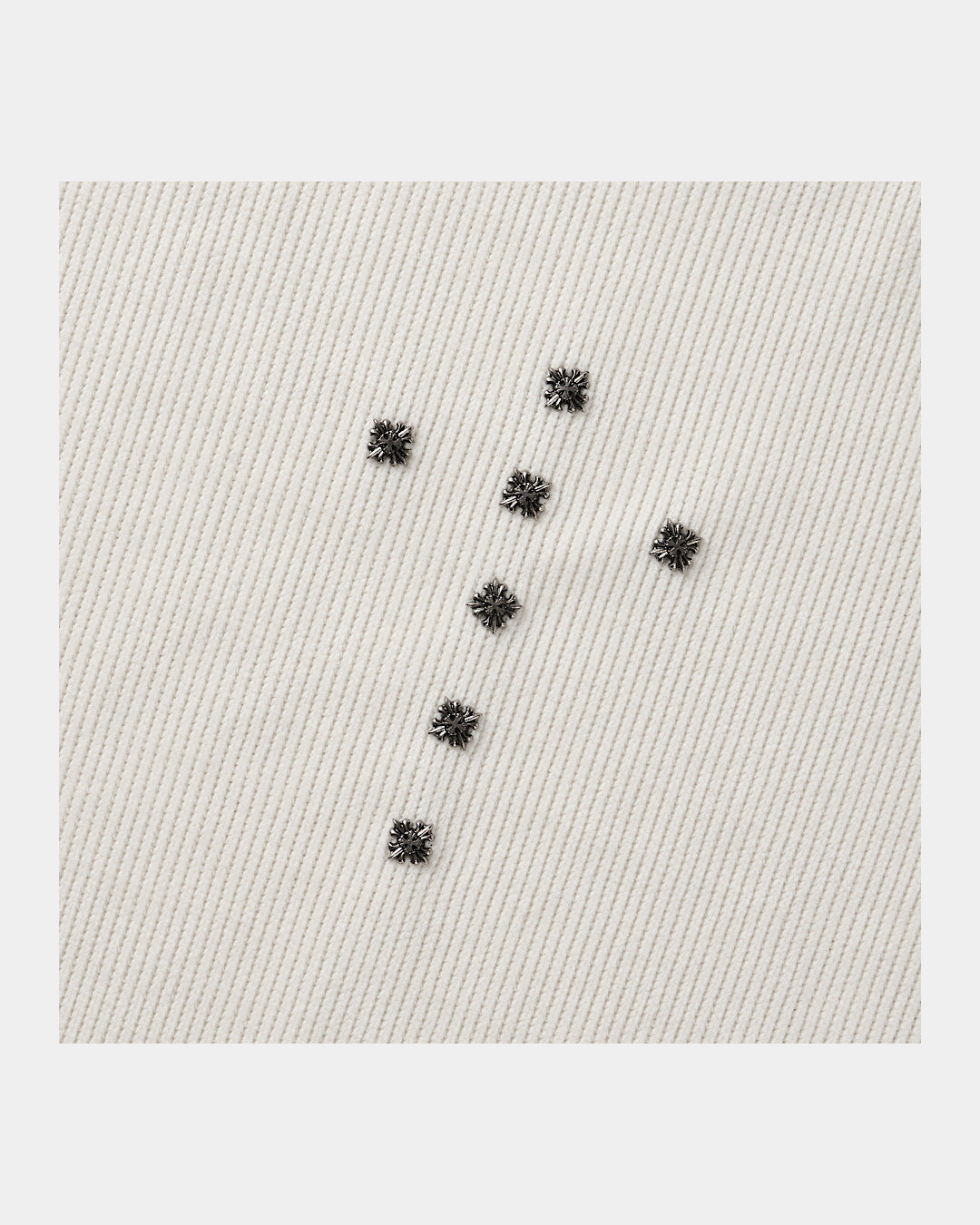 (UNISEX) Rivet Ribbed Long Sleeve