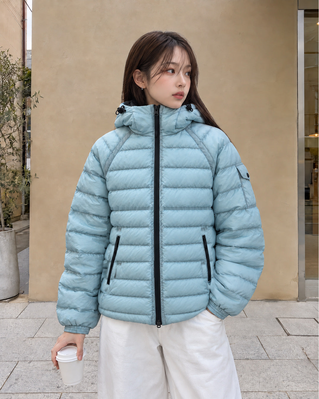 KIXI SKY BLUE — AI model try-on (upper_body)