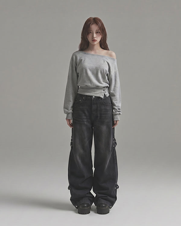 (W's) Side Rivet Denim