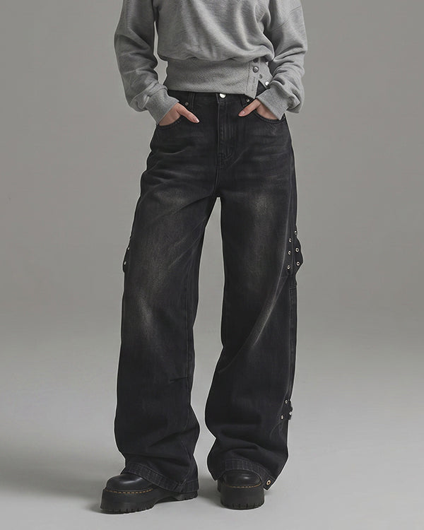 (W's) Side Rivet Denim