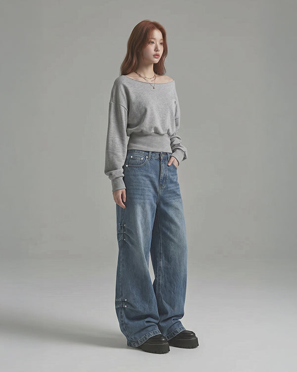 (W's) Side Rivet Denim