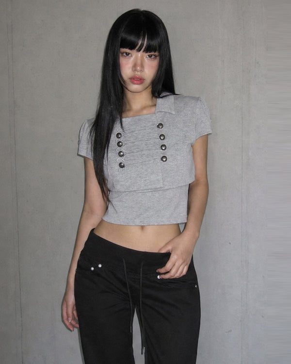(W's) Waistband Semi-Wide Cotton Pants