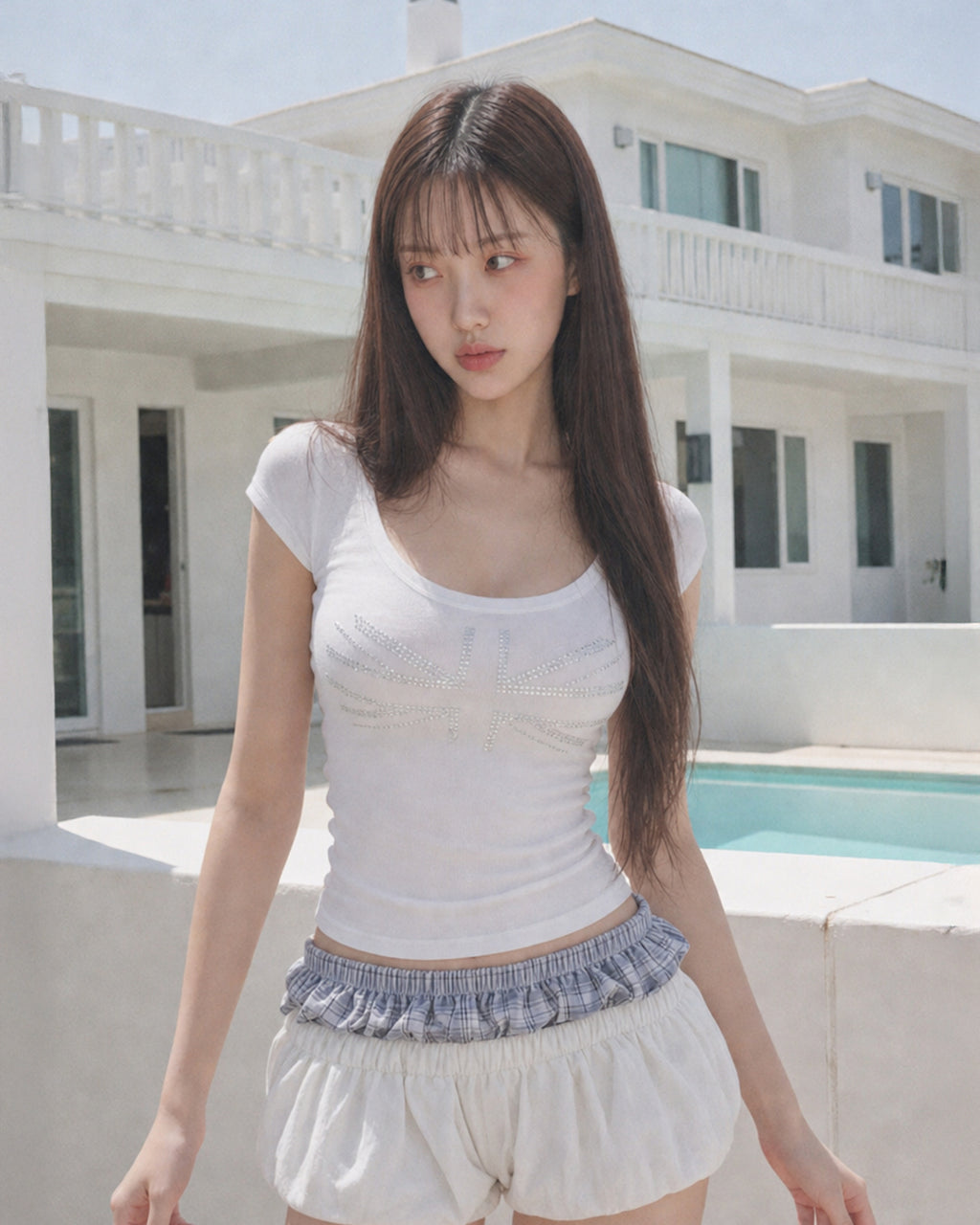 (W's) Flag Stud Tee
