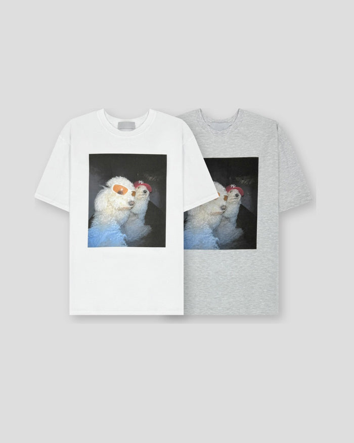 (UNISEX) Hip Dog Tee