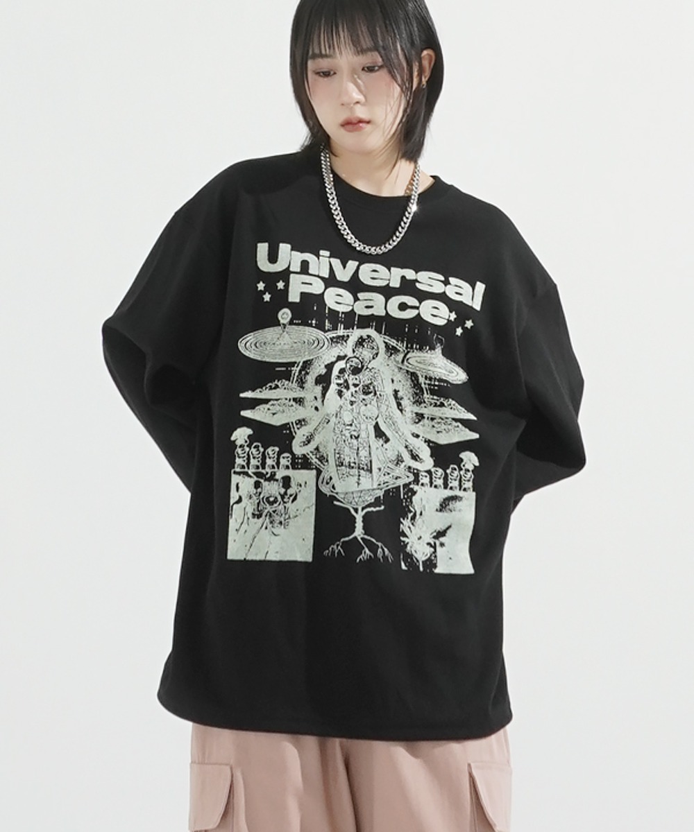 (UNISEX) Universal heavy cotton LS t-shirt